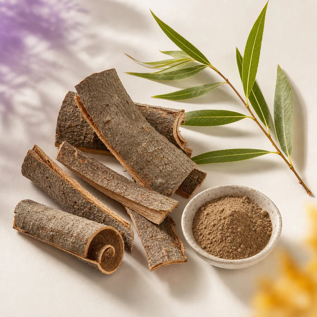 Sauce blanco (Salix alba) con salicina